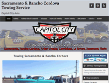 Tablet Screenshot of capcitytow.com